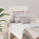 Vidaxl vidaXL Vzglavje postelje belo 93,5x3x81 cm masivni borov les
