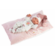 Llorens 73880 NEW BORN GIRL - realistična beba lutka s punim tijelom od vinila - 40 c