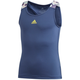 Majica kratkih rukava za djevojčice Adidas G Keyhole Tank - tech indigo/shock yellow