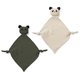 liewood® set od dvije tješilice yoko panda hunter green/sandy