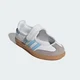 ADIDAS ORIGINALS Balerinke Samba  svetlo modra / temno siva / bela