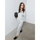 Sinsay - Jogger pantalone sa dodatkom viskoze, soft touch - svetlo siva