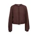 WE Fashion Bluza temno rjava
