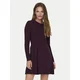 ONLY Pletena obleka 15306551 Bordo rdeča Regular Fit