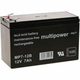 POWERY Svinčev Akumulator MP7-12B VdS/LC-R127R2PG1 12V 7Ah (nadomešča 7,2Ah) - Multipower