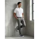 Sinsay - Pamučne slim chino pantalone - tamno siva