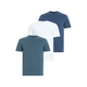 AllSaints Majica BRACE, plava / mornarsko plava / bijela