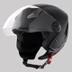 VEVOR Motoristična čelada 3/4 obraza 34,7x27,5x23,8 cm Bluetooth