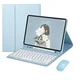 INF Sky Blue Bluetooth Tipkovnica Ovitek + Miška za Samsung Galaxy Tab S9 Ultra, (5000244136)