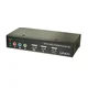 Lindy KVM stikalo črne barve, model SFPROHSS-L-IC, 39377