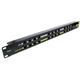 POE Patch panel/ UTP cat.5e 12p/ 1U/ Črna (19 rack različica)