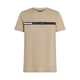 TOMMY HILFIGER Majica bež/mornarska/rdeča