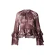 GUESS Bluza rdeče vijolična / bela