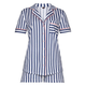 HIS JEANS Kratke hlače za spanje, modra