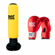 Otroški boksarski set s samostoječo vrečo | PRIDE - rdeče rokavice