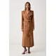 Bardot Trenčkot Kira Suede 57053JB4 Rjava Regular Fit