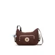 KIPLING Torba za čez ramo Gabbina Energy temno rjava