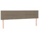 Vidaxl Posteljno vzglavje taupe 160x5x78/88 cm blago