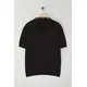 Trendyol Black Regular Polo Collar Plain Knitwear Polo Collar T-shirt