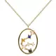 Ženska pd paola zlatna ogrlica aquarius-vodolija sa pozlatom 18k ( co01-342-u )