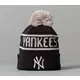 New York Yankees New Era Black Bobble zimska kapa