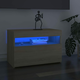 shumee TV omara z LED lučjo Sonoma hrast 60x35x40 cm