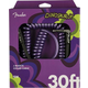 Fender J Mascis Coiled Instrument Cable Vijolična 9 m Ravni - Kotni