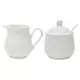 shumee Sladkornica in vrč za smetano 280 ml, komplet iz belega porcelana