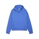 Mens Puma Wardrobe Essentials Boxy Fleece Hoodie, Blue, Size M, Clothing