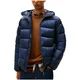 Tommy Jeans TJM HOODED LOGO PUFFER E Modra