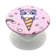 PopSocket ANIMAL FRIENDS Sugar Bear PopGrip O 39.74 mm Swappable Wireless Charging Illustrated Bear in Ice Cream Cone on Pink 801011