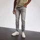Slim fit farmerke sa efektom izbledelosti