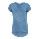 Zwillingsherz Majica Positive Mind moder denim
