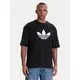 ADIDAS ORIGINALS Majica Adicolor Trefoil črna / bela