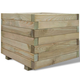 VIDAXL kvadratno leseno korito za rastline, 50x40cm