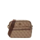 GUESS Torba za čez ramo MILANO CROSSBODY DOUBLE ZIP  bež / rjava