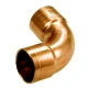 shumee 18 mm bakreno koleno, tulec/tulec