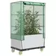 shumee vidaXL Visoka greda s prevleko in kolesi videz ratana 80x50x182 cm