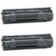EZPRINT toner za HP CE278A (črna), dvojno pakiranje