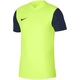 NIKE Funkcionalna majica Tiempo Premier II  neonsko rumena / črna