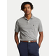 Polo Ralph Lauren Polo majica 710666998006 Siva Custom Slim Fit