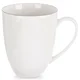 shumee Bela porcelanasta skodelica za pijačo, kavo, čaj, zelišča 390 ml