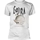 Gojira Majica Whale From Mars Unisex White 2XL