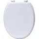 TENDANCE Daska za WC šolju MDF sa plastičnim okovima 37.5x46cm MDF Bela