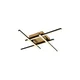 Rabalux Luster Demir, LED, 24W, 4000K, 55x55cm, Crni