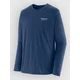Patagonia Cap Cool Merino Blend Graphic Base Layer Top clement blue