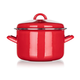 Emajliran lonec ¤20x12cm 3,4L s pokrovom MILTON RED