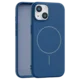 Velvet Touch MagSafe maska za iPhone 14/15 Plus - Plava