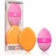 Real Techniques Miracle 2-In-1 Powder Puff set: aplikator za ličenje 1 kos + potovana torbica