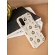 Sinsay - Futrola za iPhone 16 sa motivom bundeve u leopard dezenu i jesenjih dodataka - nude